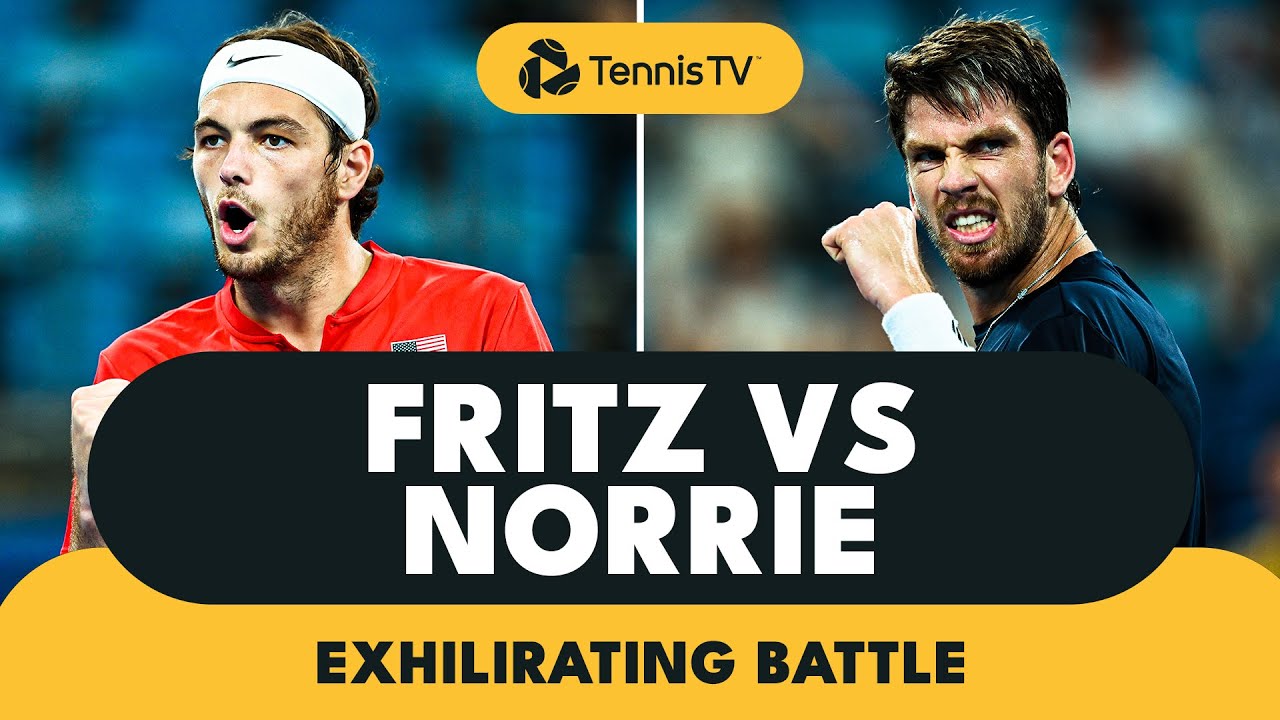 EXHILIRATING Taylor Fritz vs Cam Norrie Battle | United Cup 2023 Highlights