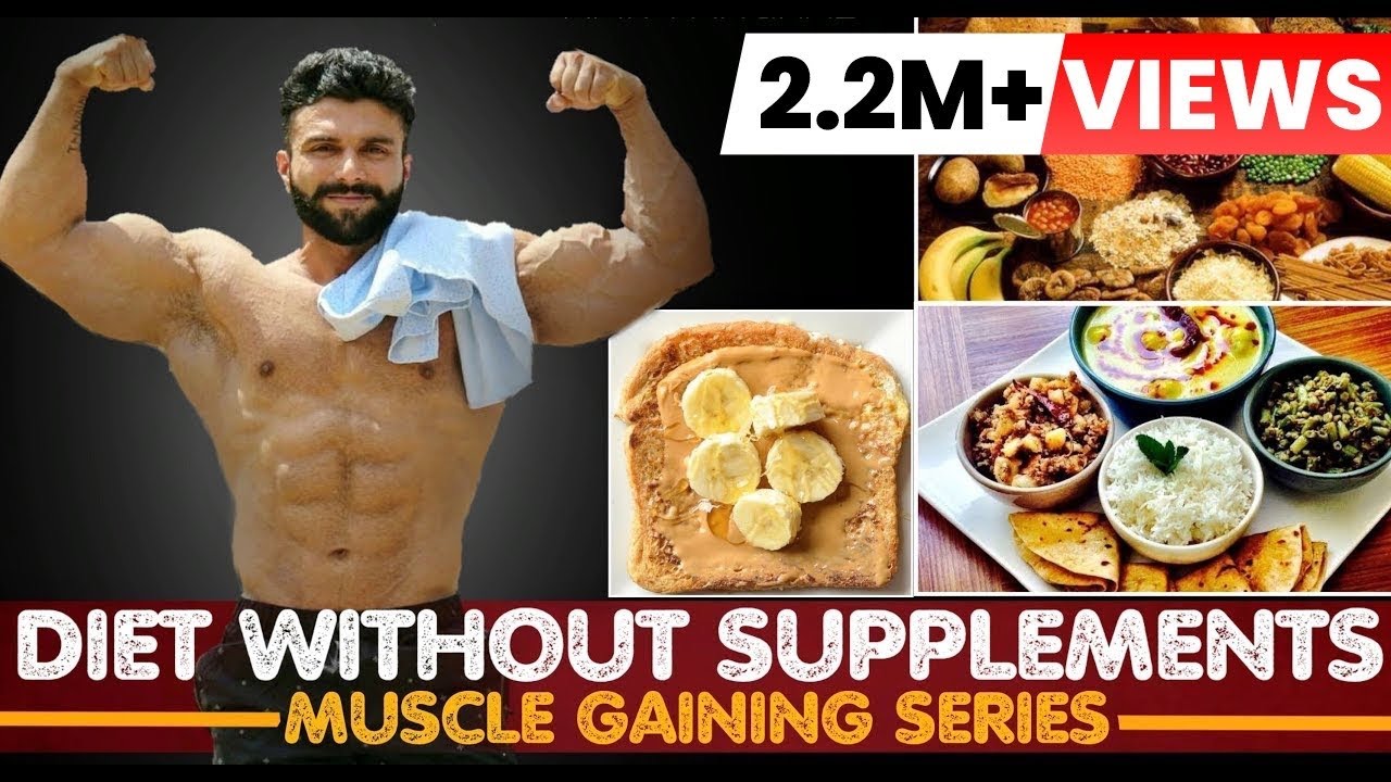 Diet without Supplements | Full Day DIET | Muscle Gaining Series