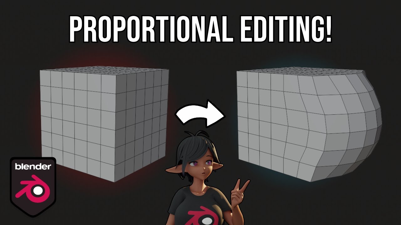 How to use Proportional Editing in Blender 4.2!