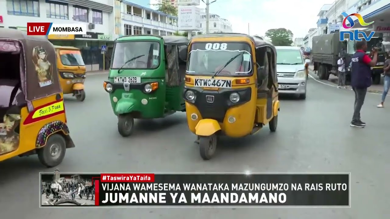 Maandamano Mombasa yaanza huku biashara zikifungwa