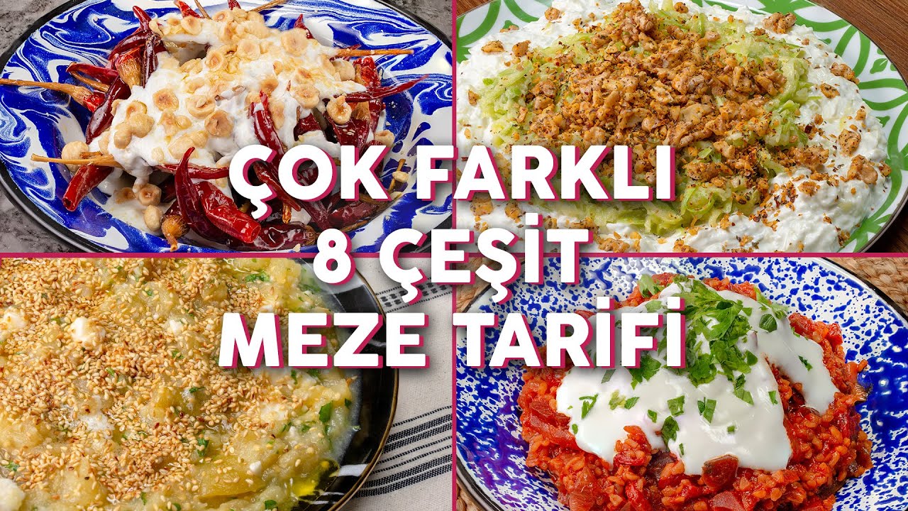 Evde Rahatlıkla Hazırlayabileceğiniz 8 Çok Farklı Meze Tarifi - Meze Tarifleri | Yemek.com