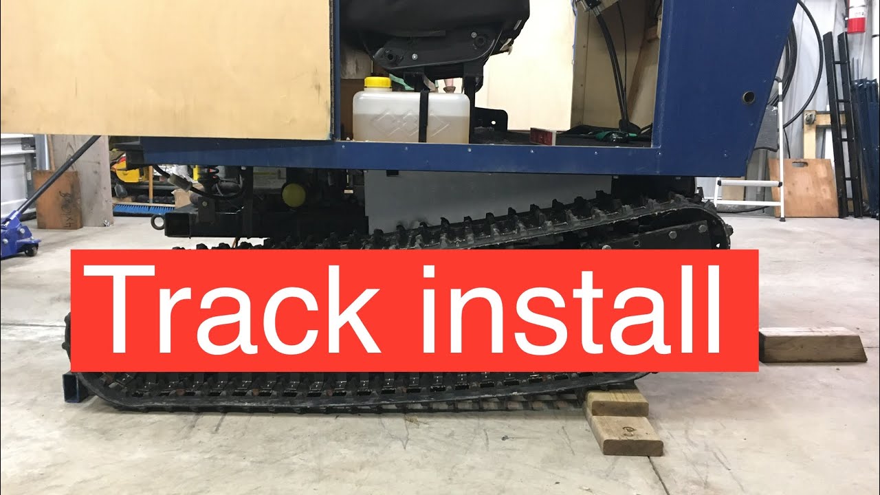 Mini Snowcat-Track install part 1 of 2