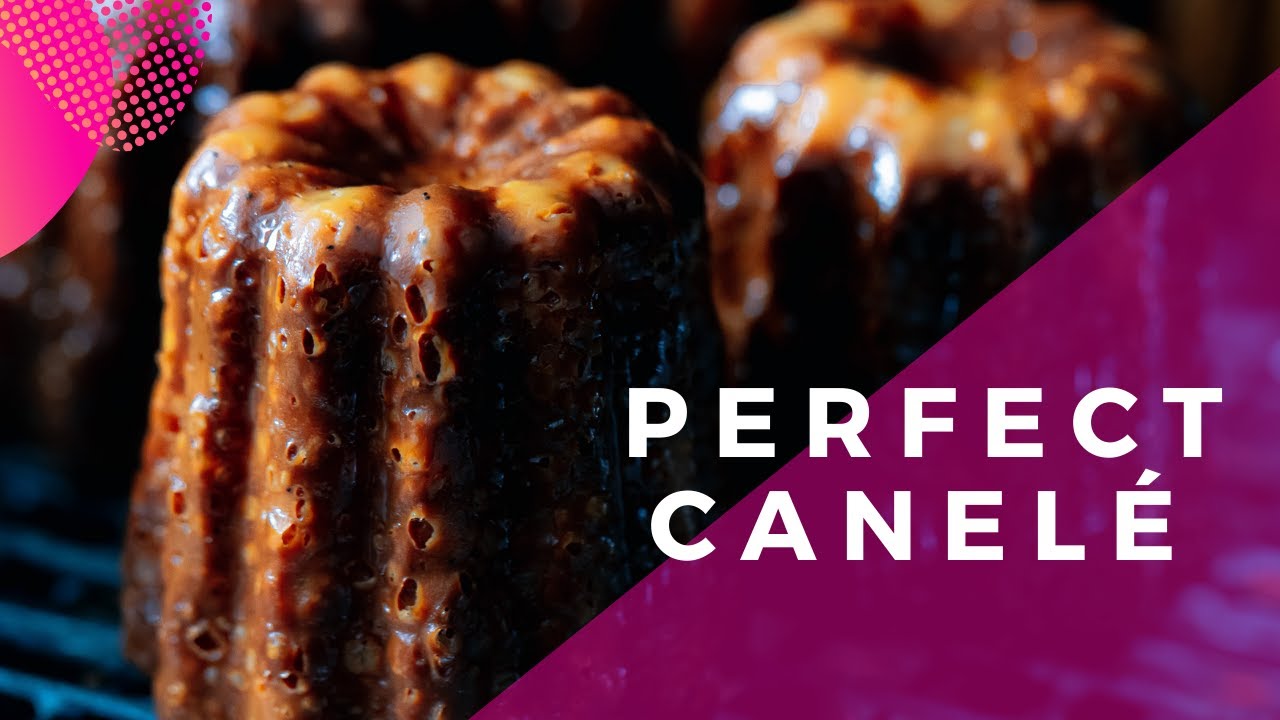 Perfect Canelé recipe with copper moulds