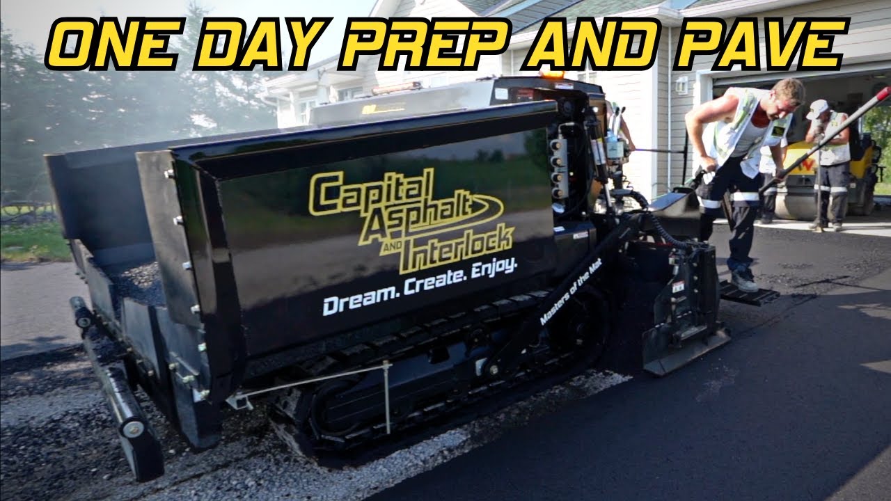 Asphalt Driveway - One Day Prep & Pave