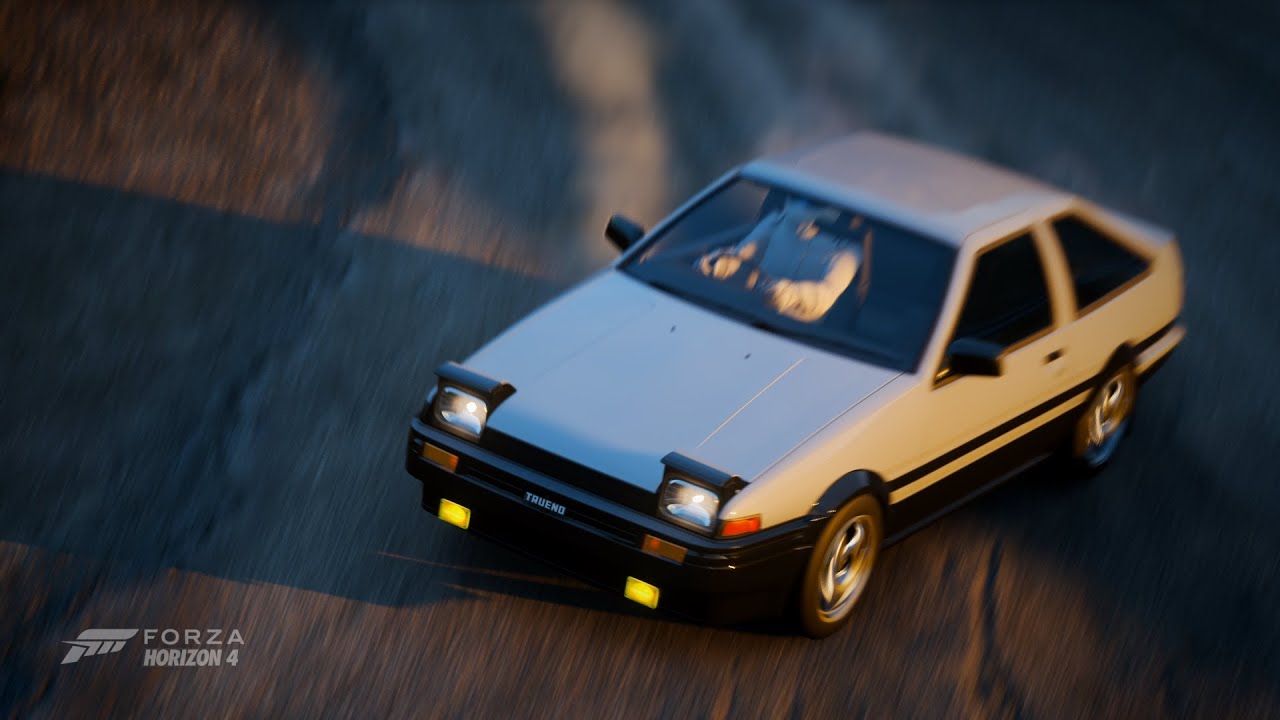 Forza Horizon 4  |  Downhill Touge Run  |  Slip Angle + Braking Drifts