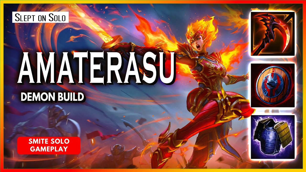 DEMON BUILD IS OP ON AMA! - Amaterasu Solo SMITE Conquest Gameplay