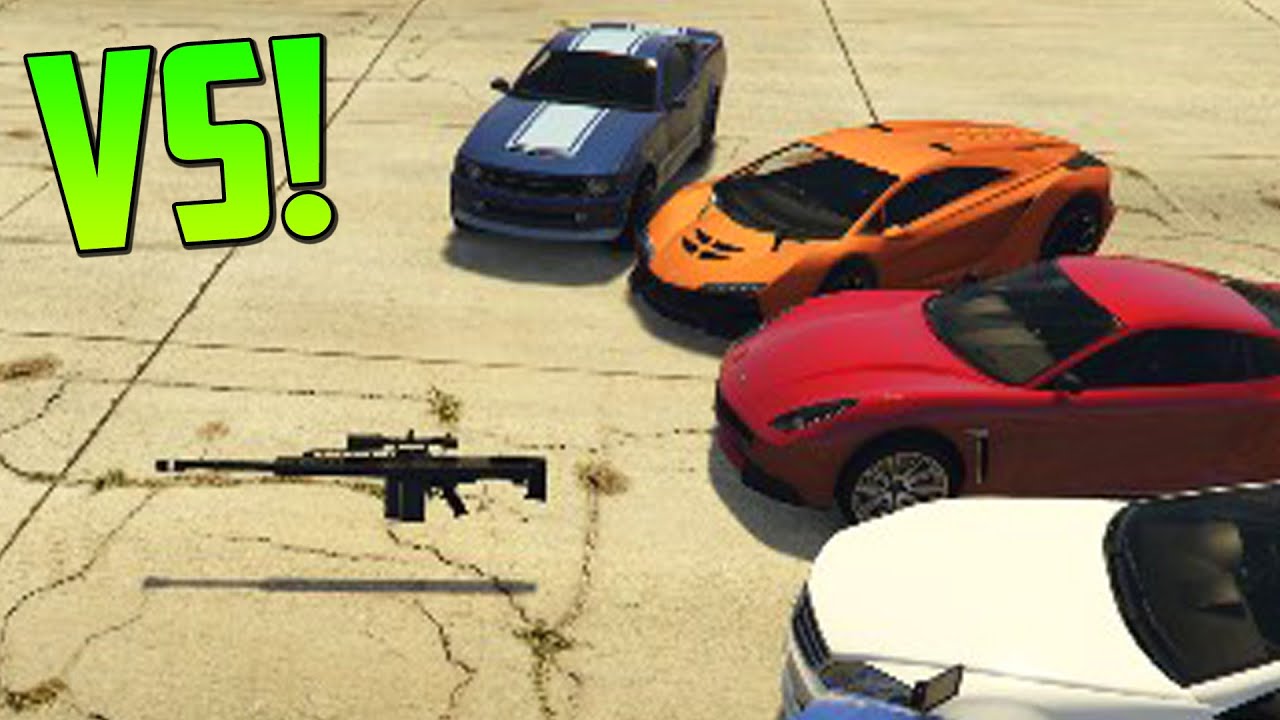 COCHES vs SNIPER - GTA V ONLINE FUNNY MOMENTS