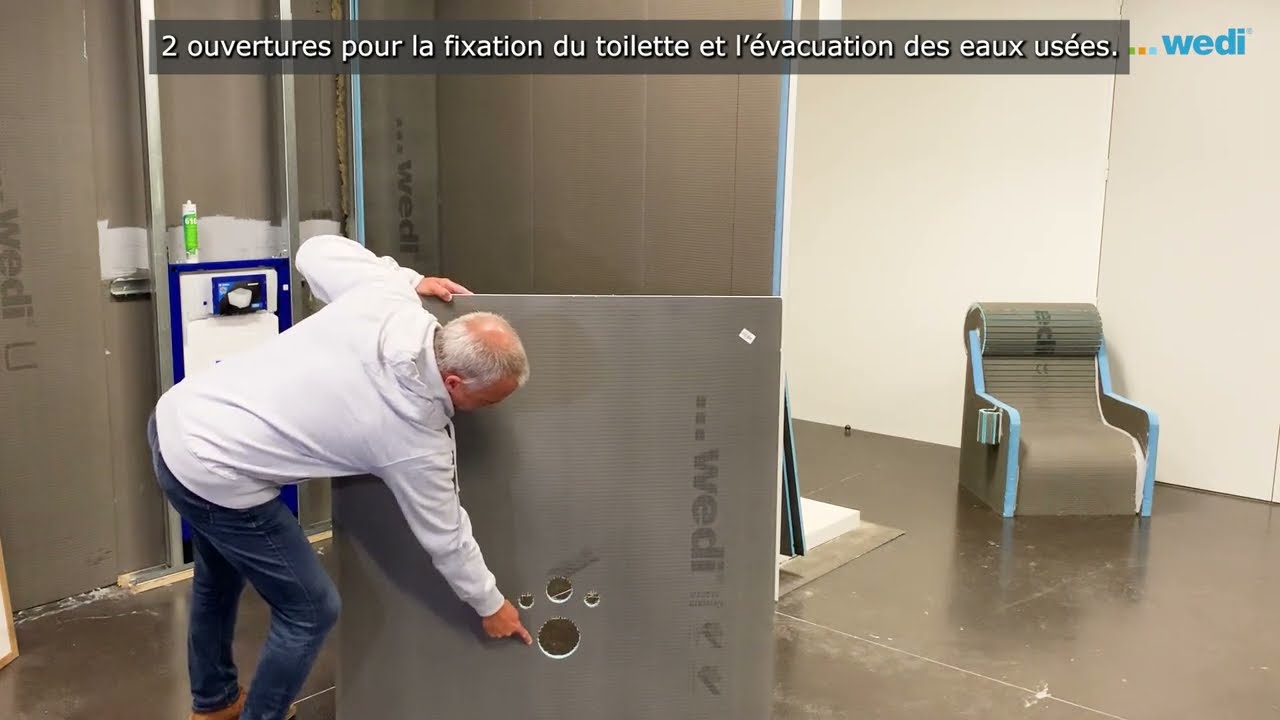 wedi | FR - Tuto : Installer wedi I-Board et son revêtement wedi I-Board Top