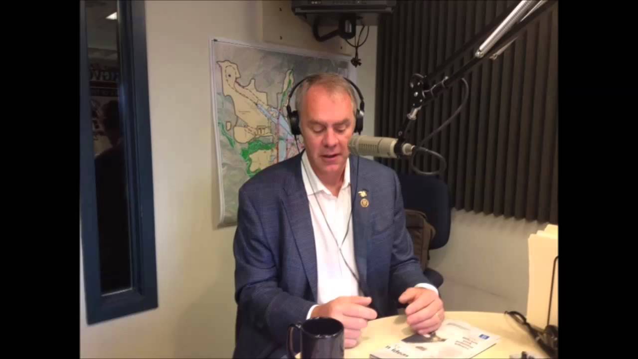 Congressman Ryan Zinke Visits KGVO Studios