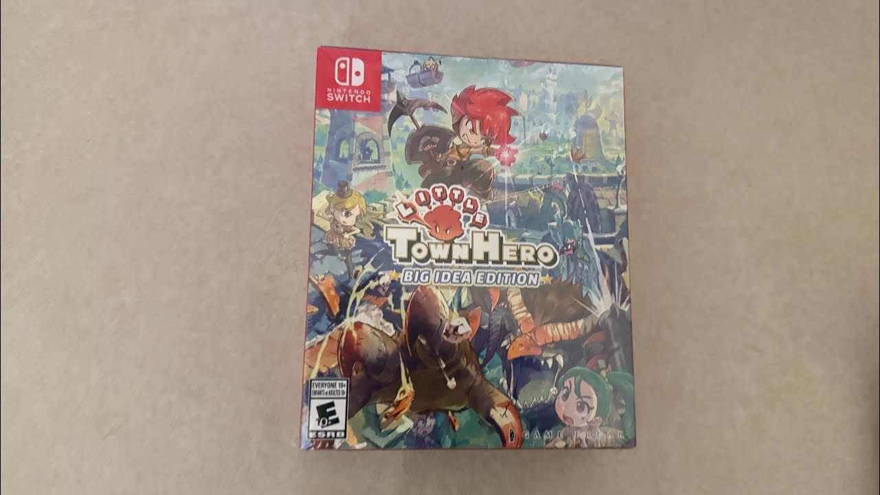 Unboxing Little Town Hero Big Idea Edition - Nintendo Switch