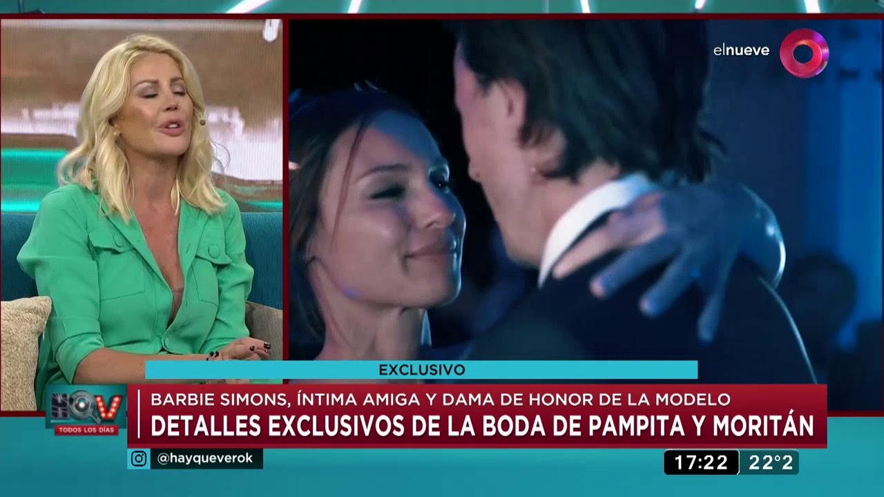 La boda de Pampita desde adentro
