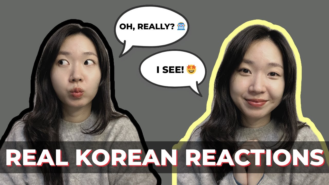 [SUB], [ENG CC] The Secret to Natural Reactions: -네요, -군요, -구나 (Level B1+)