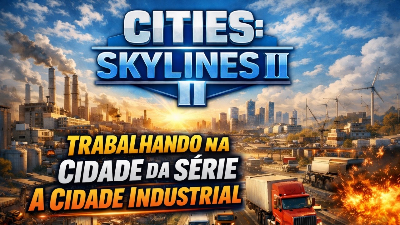 Cities: Skylines II – Trabalhando na Cidade da Série A Cidade Industrial (Live Especial) !pix !ig