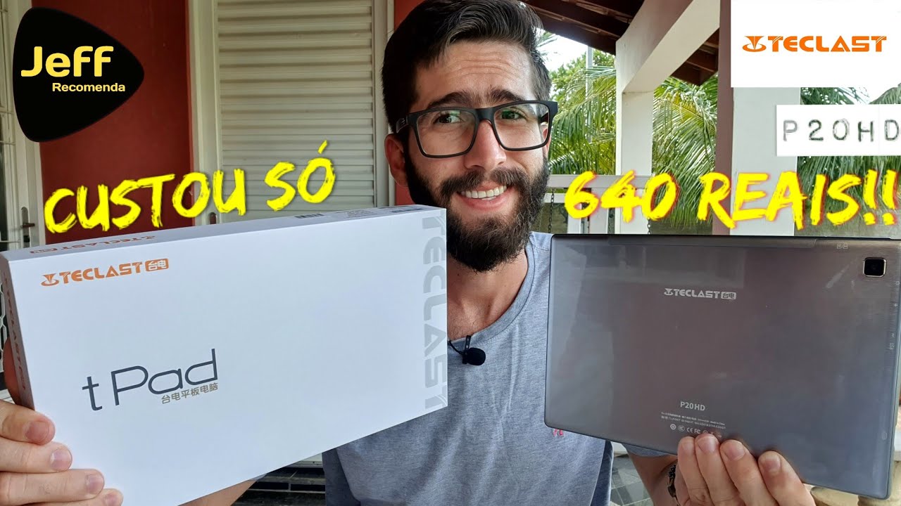 Tablet TECLAST P20Hd 10.1 Polegadas, 4GB Ram 64GB: Bom e Barato! (Unboxing/Análise Completa)