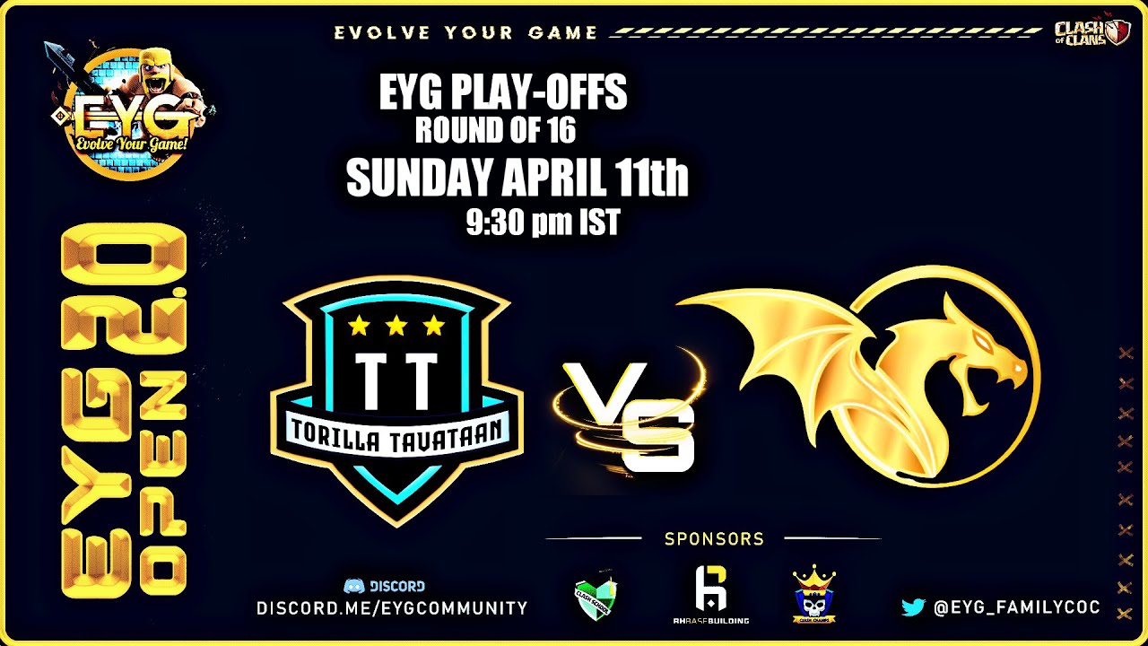 [Live] TORILLA TAVATAAN Vs HANOI ROYALS | EYG PLAY-OFFS | Clash Of Clans