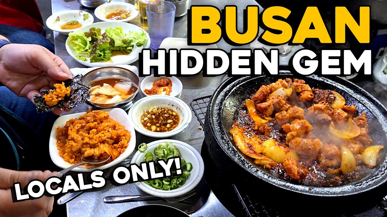 RARE Busan Food You Won’t Find in Any Guide! Local Hidden Korean BBQ in Busan!!