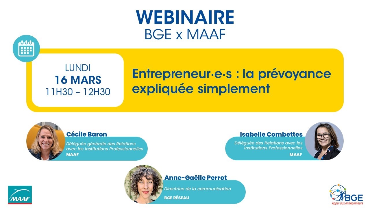 [Webinaire] Entrepreneur·e·s : la prévoyance expliquée simplement