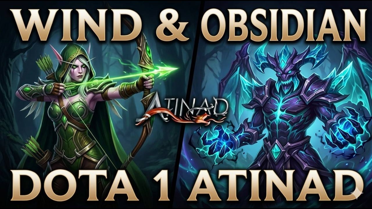 Wind & Obsidian: Is this the most BROKEN duo in Atinad? #dota #atinad #warcraft #dota1