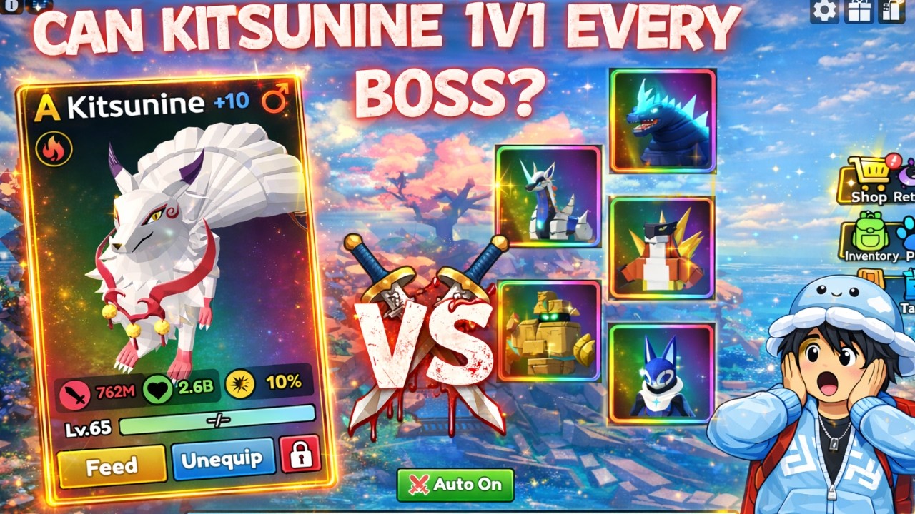 CAN KITSUNINE BEAT EVERY BOSS???