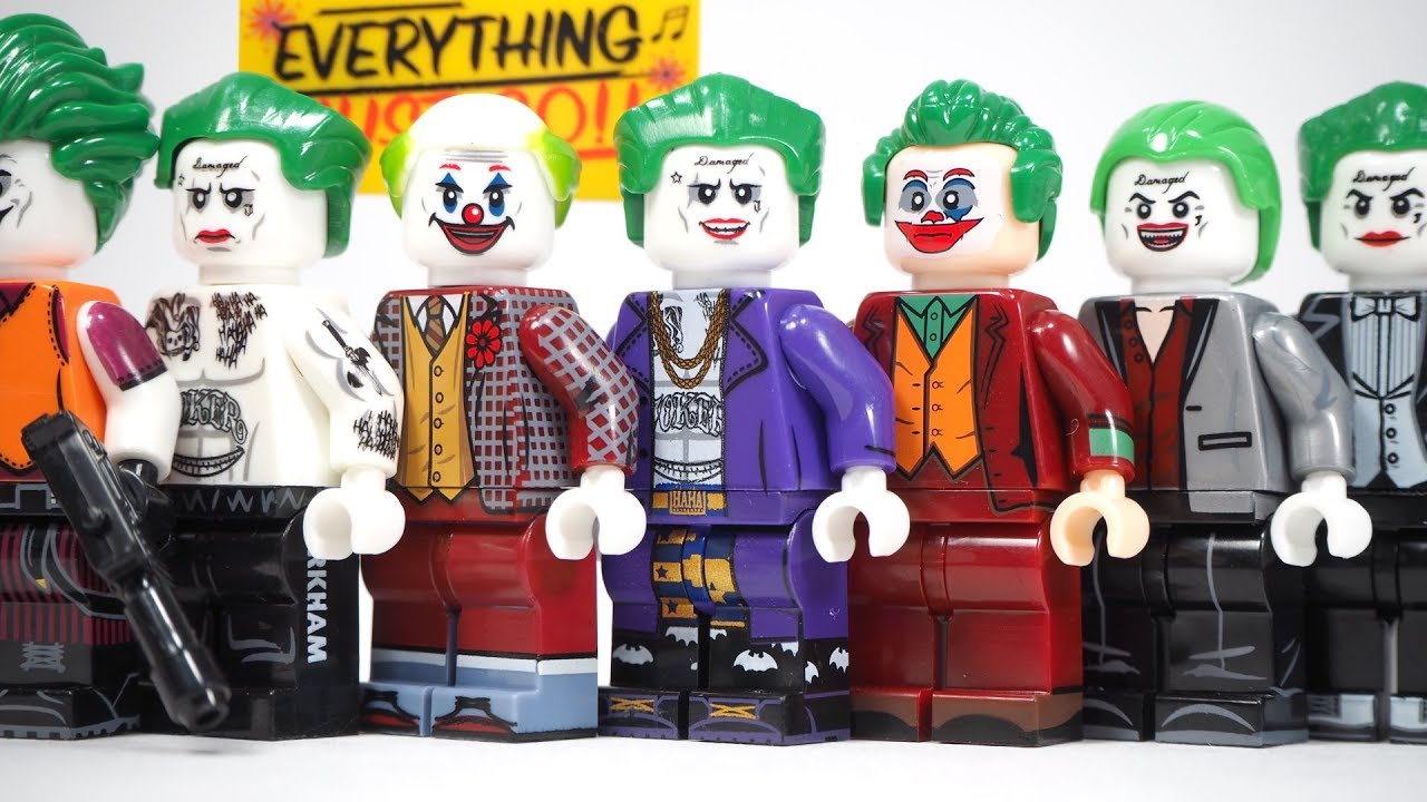 Lego Joker 2019 Everything Must Go Joker Suicide Squad DC Joker Unofficial Lego Minifigures