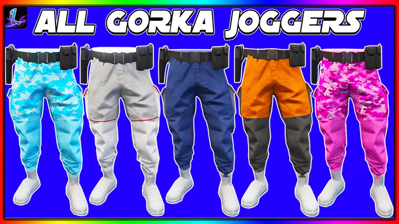 GTA 5 HOW TO GET ALL GORKA JOGGERS! (IAA Gun Belt & Invisible Torso *AFTER PATCH 1.58* | GTA Online
