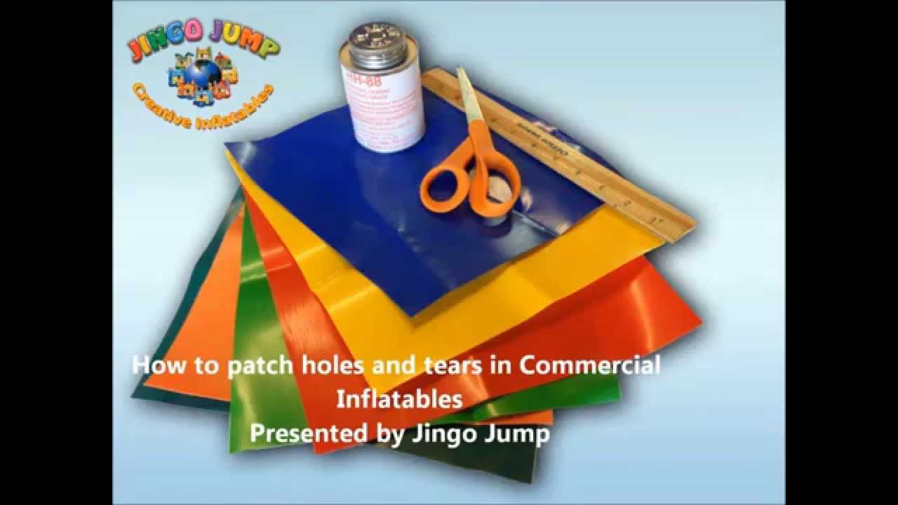 Patching inflatable bouncer