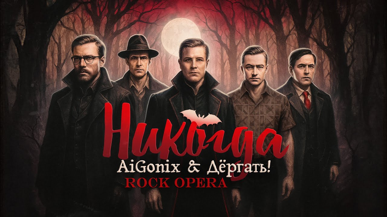#AiGonix & Дёргать! — Никогда / Рок-опера / ИИ-кавер