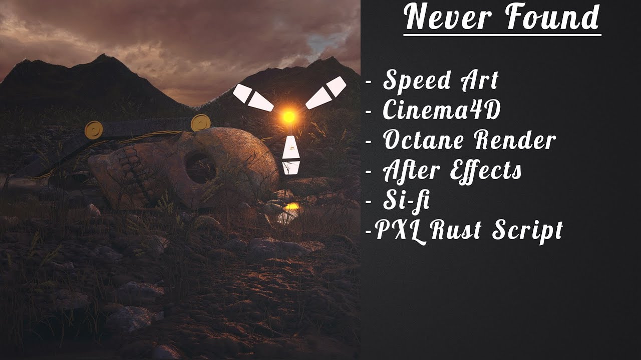 Never Found | Speed Art | Cinema4D/Octane Render