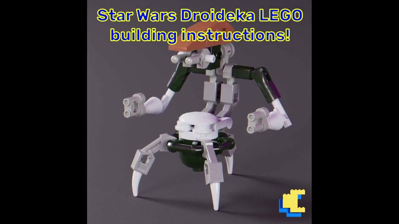 Droideka LEGO Building Instructions | Cubes Customs