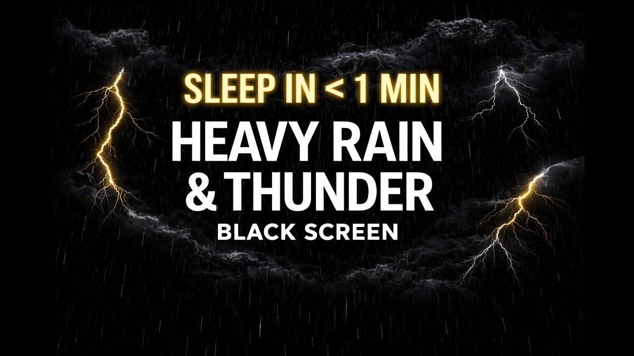country house rain black screen