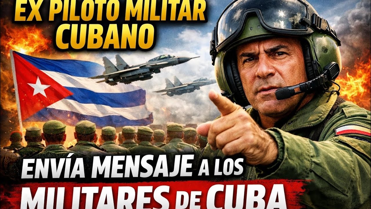 Ex piloto militar Cubano Envía Mensaje CONTUNDENTE A Militares en CUBA #URGENTE 