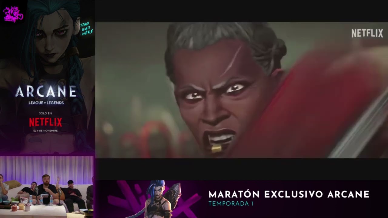 IBAI, KARCHEZ, SKAIN, KNEKRO Y MELLADO reaccionan al TRAILER de ARCANE 2 💣🚬
