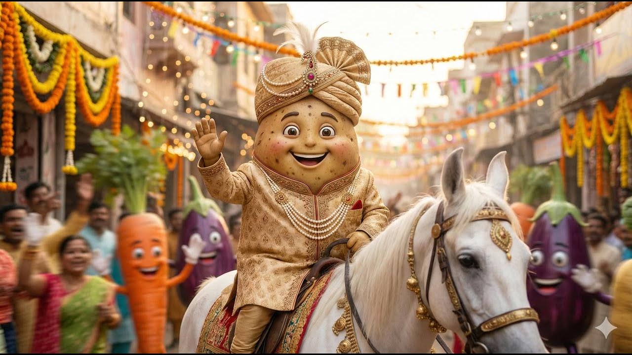🥔 Aloo Ki Baraat FULL SHOW! SUPER HIT Hindi Rhymes | Nani Teri Morni Chal Mere Ghode | Non-Stop Fun!