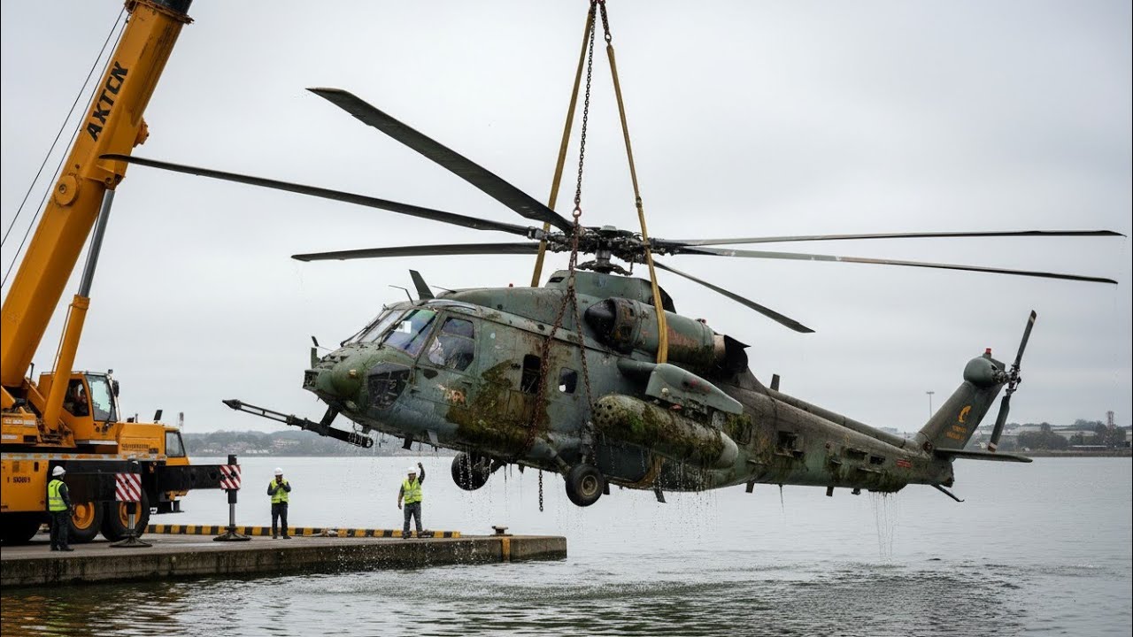This Helicopter Was Underwater… AI Brought It Back to Life