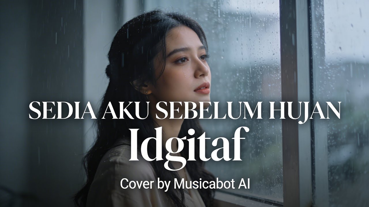 Sedia Aku Sebelum Hujan - Idgitaf | Cover Lembut & Sendu | Lirik