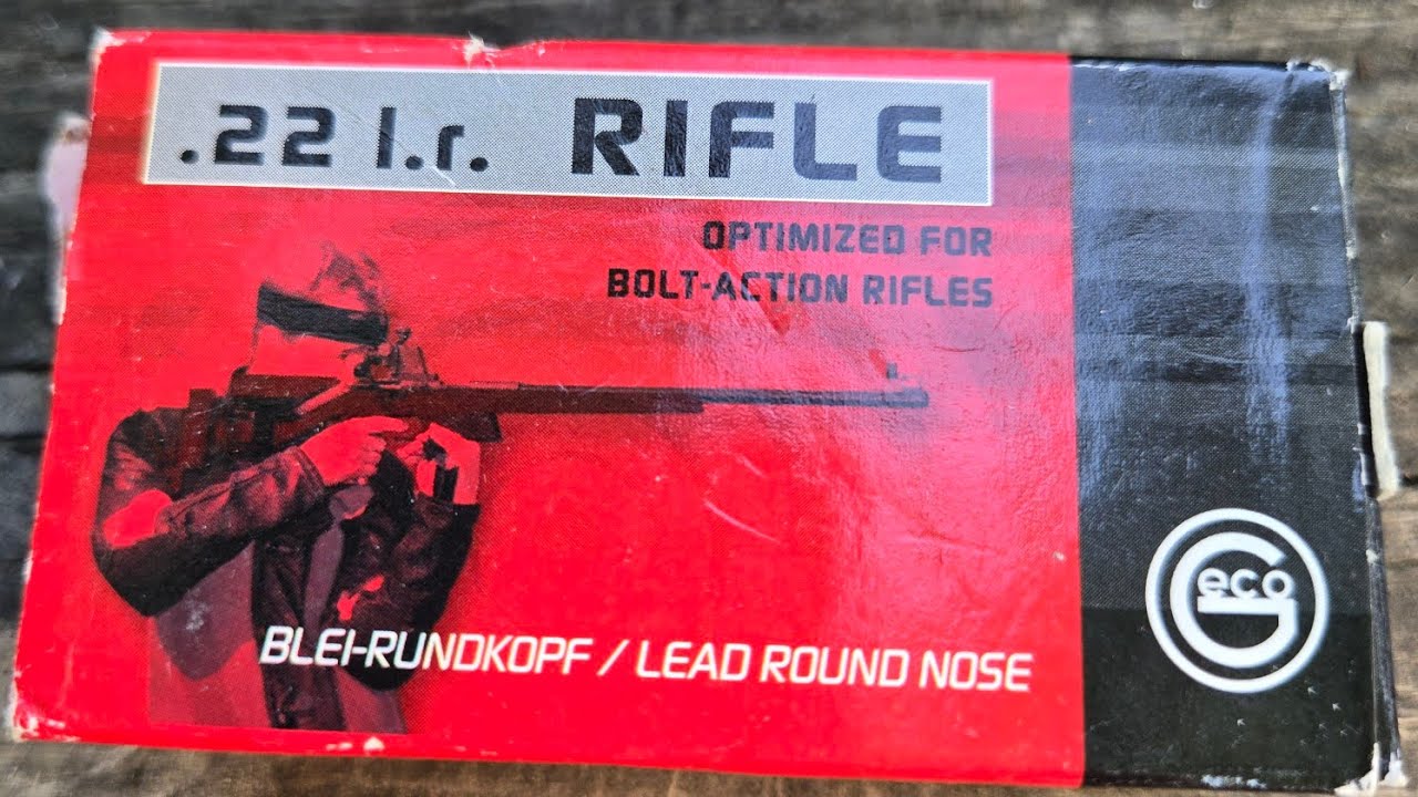 Geco 22lr Ammo at 50yds.