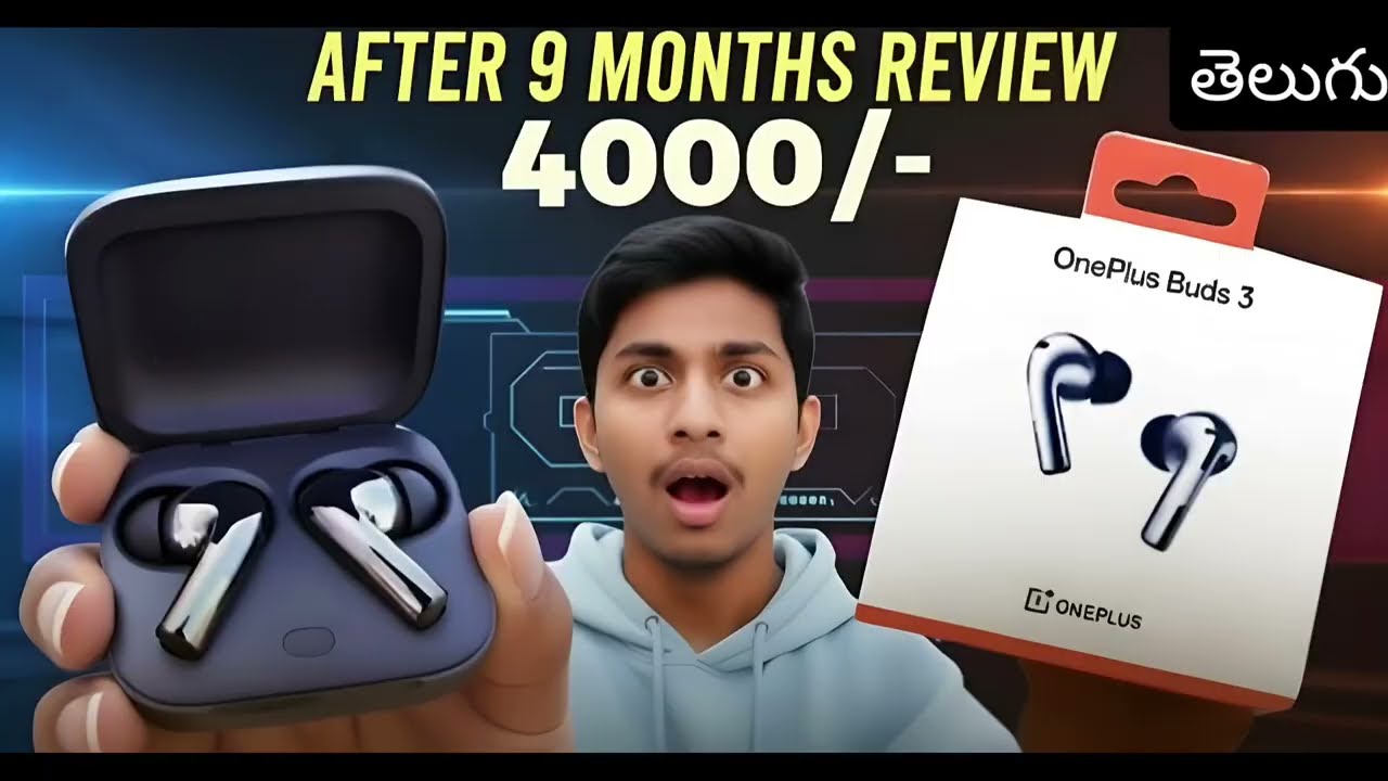 👉 “OnePlus Buds 3 🔥 9 Months Long Term Review | Real Truth in Telugu | Best ANC Earbuds 2025?”