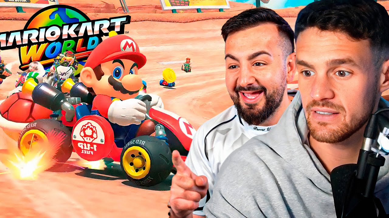 PAPI GAVI ME TRAICIONA EN MARIO KART WORLD