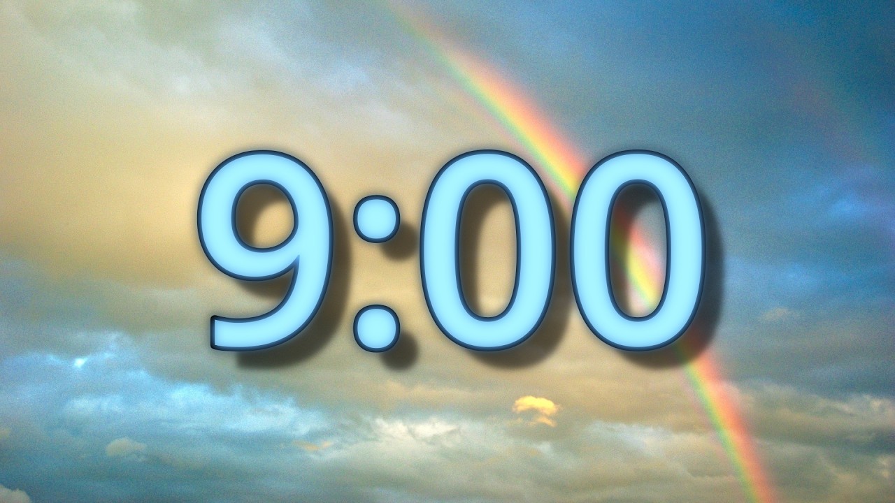 9 Minute Timer | Rainbow Colors