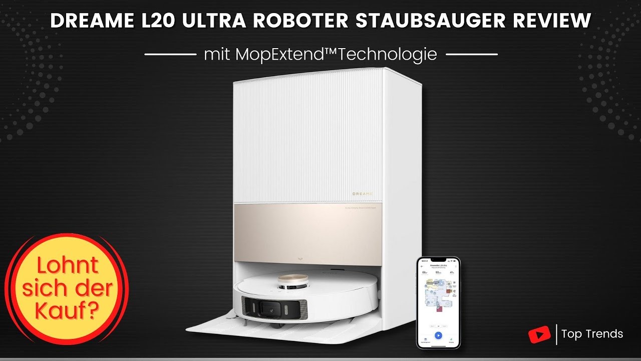 Dreame L20 Ultra Roboter Staubsauger Review - Hält der L20 Ultra was er verspricht?