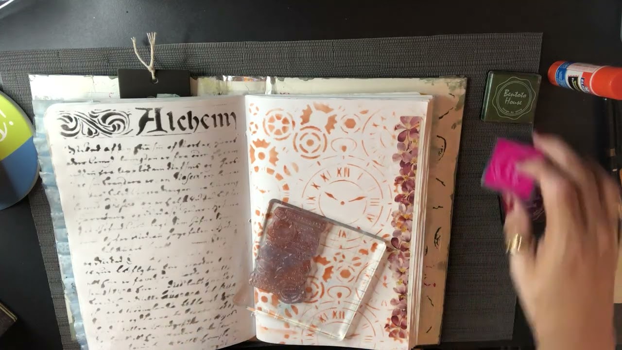 ASMR COLLAGE SCRAPBOOKING JUNK JOURNAL 
