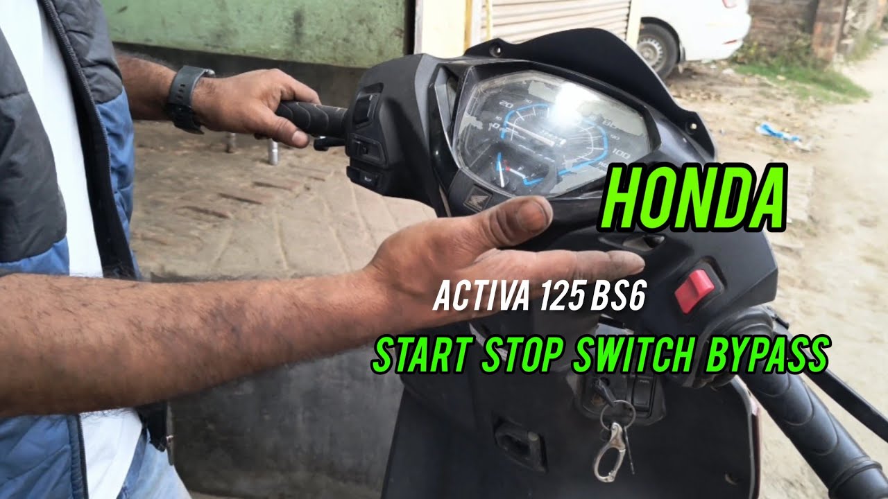  Honda Activa 125 Start Stop Switch Bypass |Honda Activa 125 Bs6 