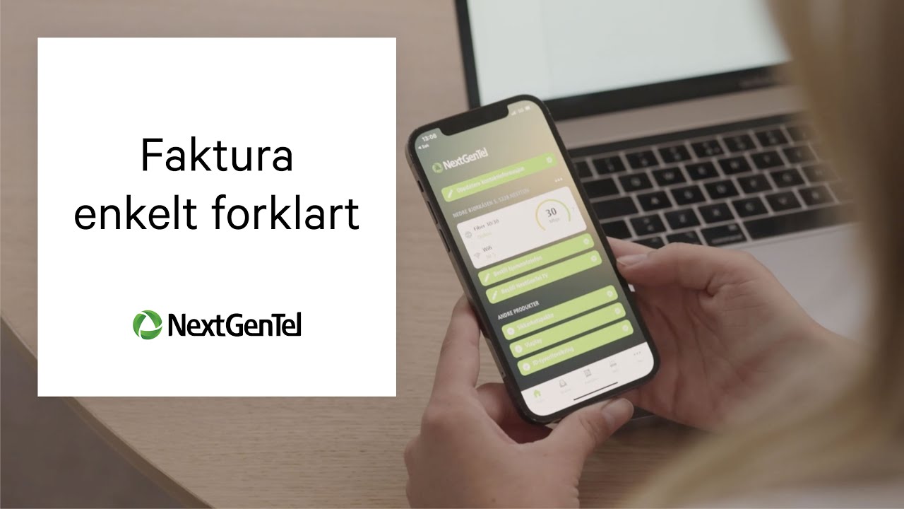 Fakturaen fra NextGenTel - enkelt forklart