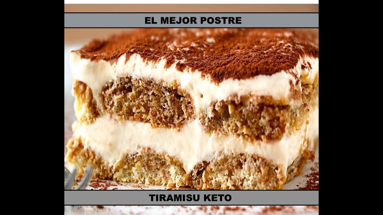 TIRAMISU KETO-CETOGENICO|RECETA FACIL|LOWCARBS⬇️