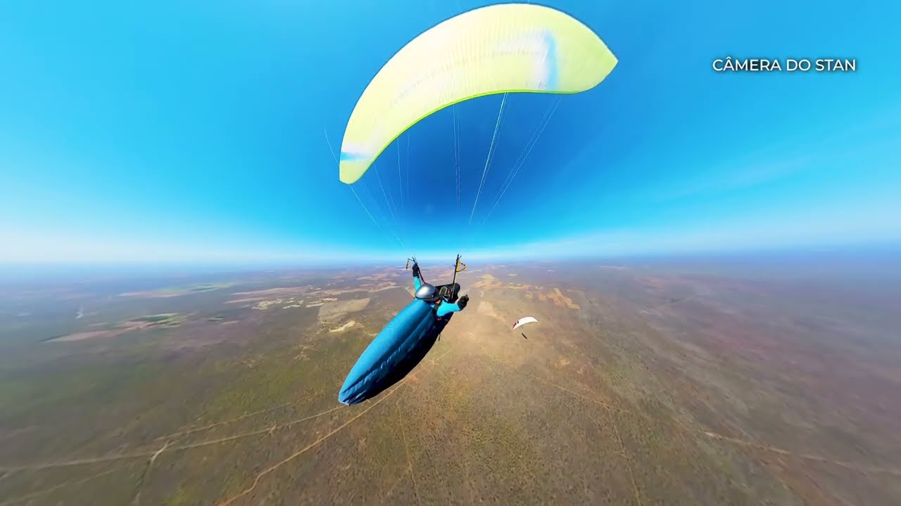 Voei 450km junto com o Stan de parapente no sertão 