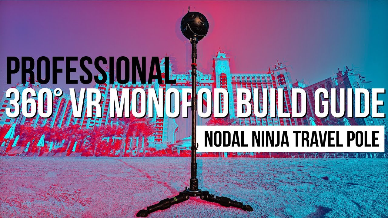 BEST 360 VR Travel Monopod for Professionals - Build Guide & Shooting Tips Insta360 Titan & Pro 2
