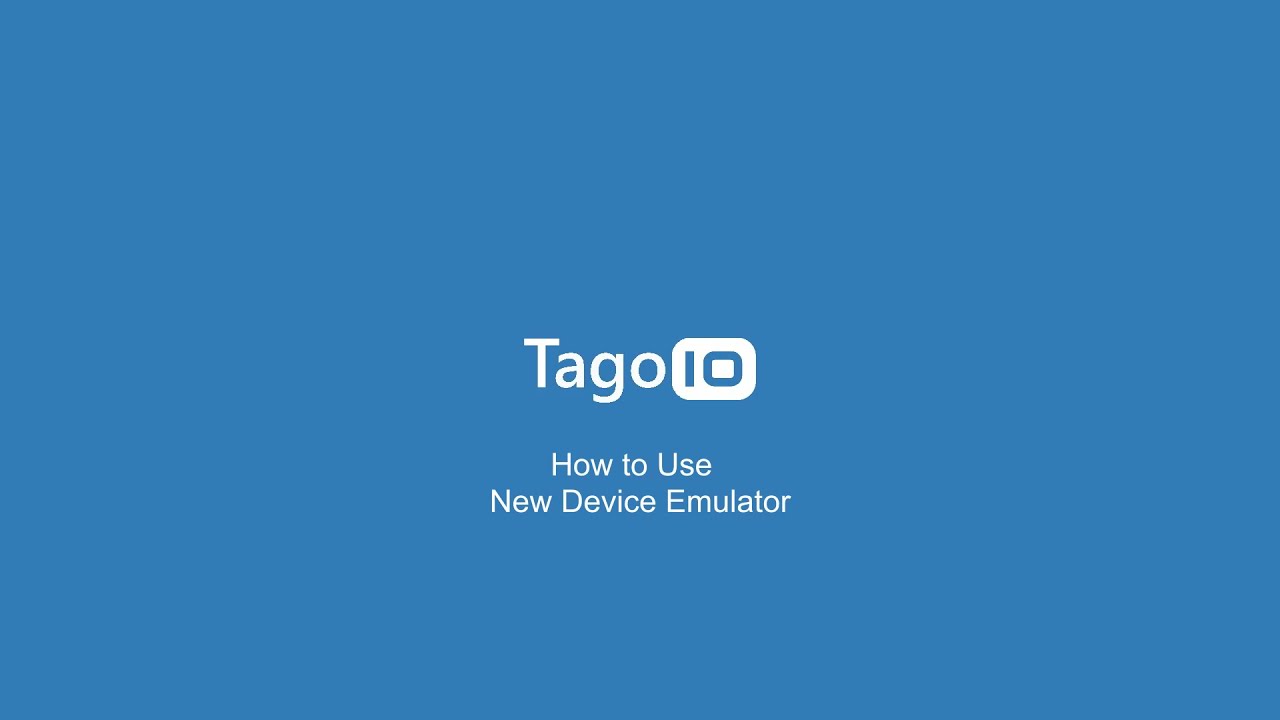 New Device Emulator from TagoIO