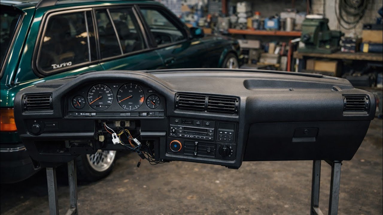 BMW E30, wie baue ich die Instrumententafel und die Heizung aus ?