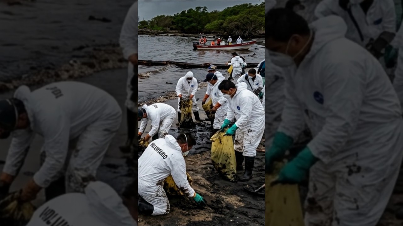 Derrame de hidrocarburo alcanza a costas de Veracruz y Tabasco
