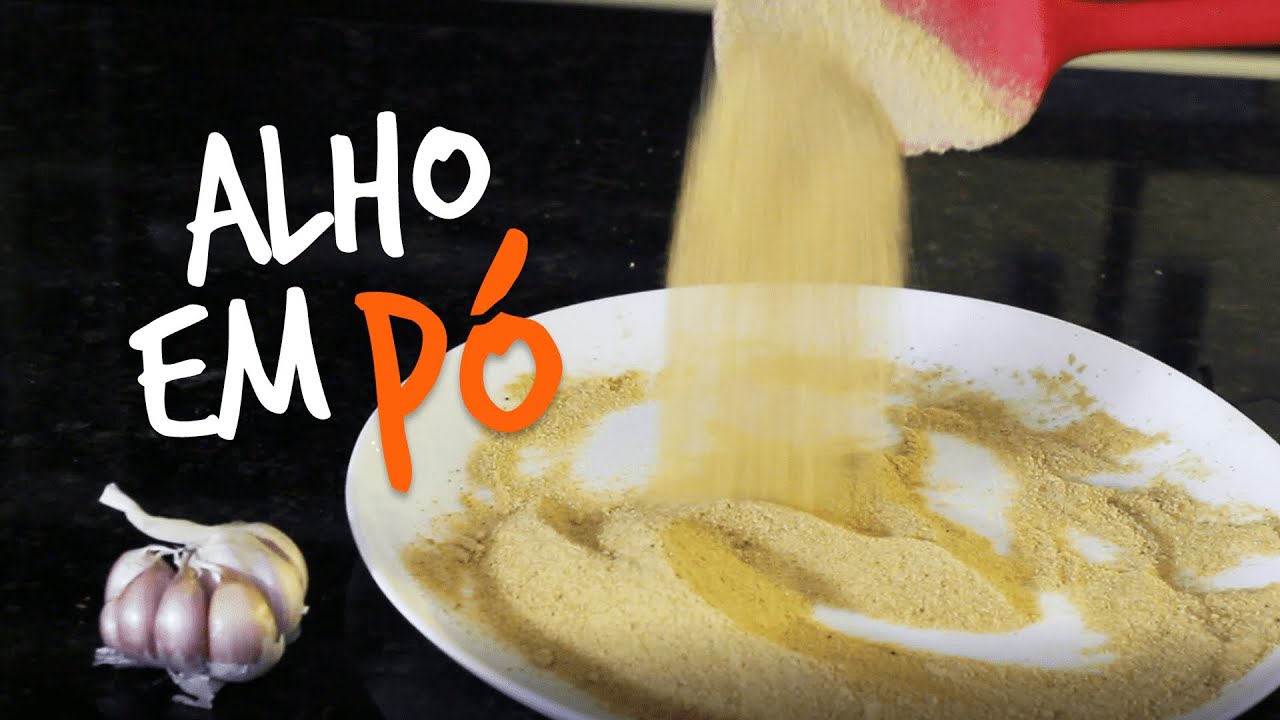 COMO FAZER ALHO EM PÓ